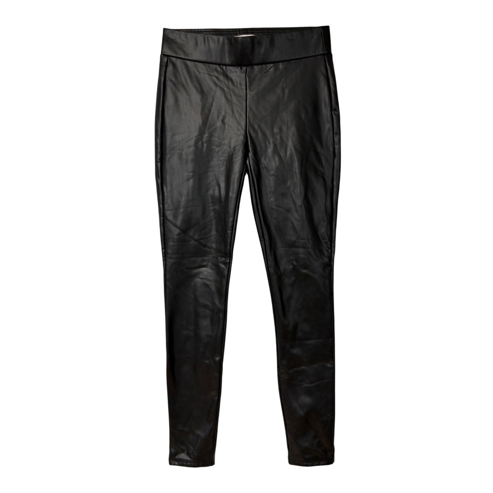 LOFT Black‎ Faux Leather Pants Skinny Leggings XS